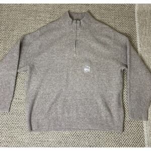 Uniqlo x Mens JW Anderson Souffle Yarn Half-Zip Long-Sleeve Sweater 3XL NWT